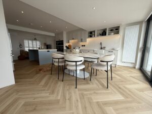Bespoke kitchen in Mansfield with shaker cabinetry